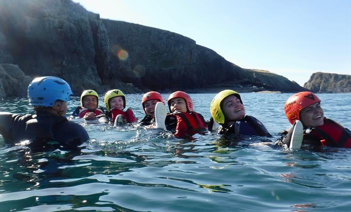 Coasteering group adventure